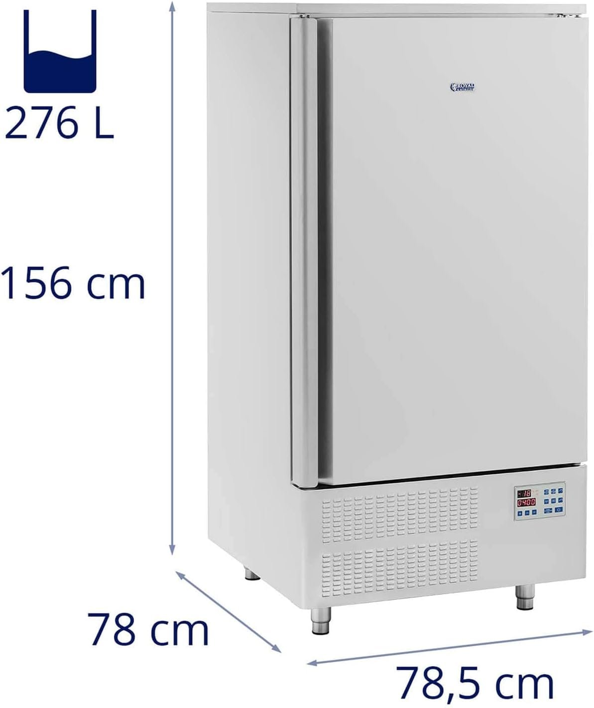 Royal Catering RCGK-BC276 Cellule De Refroidissement Congélateur Rapide 276 l